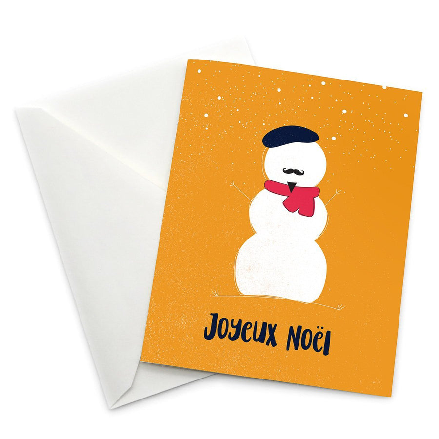 Greeting Card: Joyeux Noel Christmas - Pack of 6