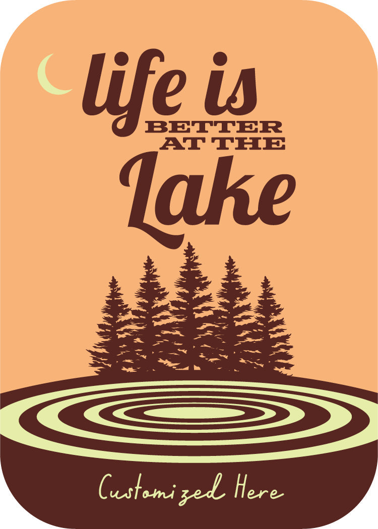 Life is Better at the Lake (Peach) [Design 4]