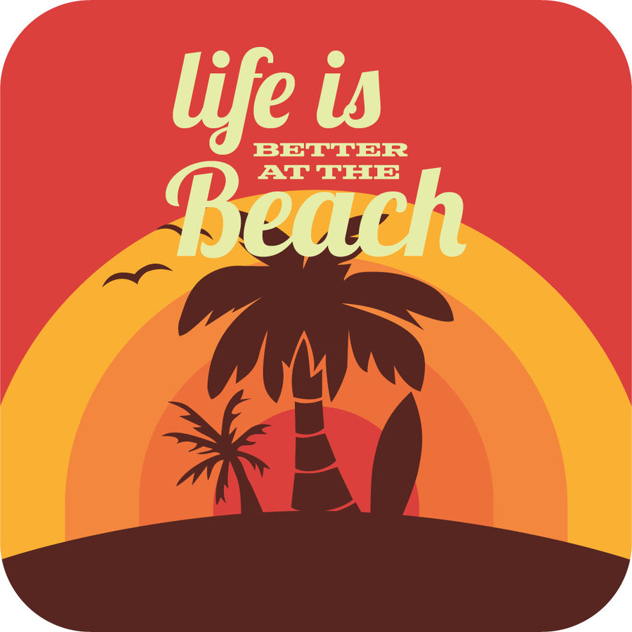 Life is Better at the Beach (Red) [Design 1]