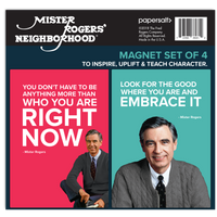 Magnet Set: Mister Rogers, Set of 4 Magnets - Pack of 4