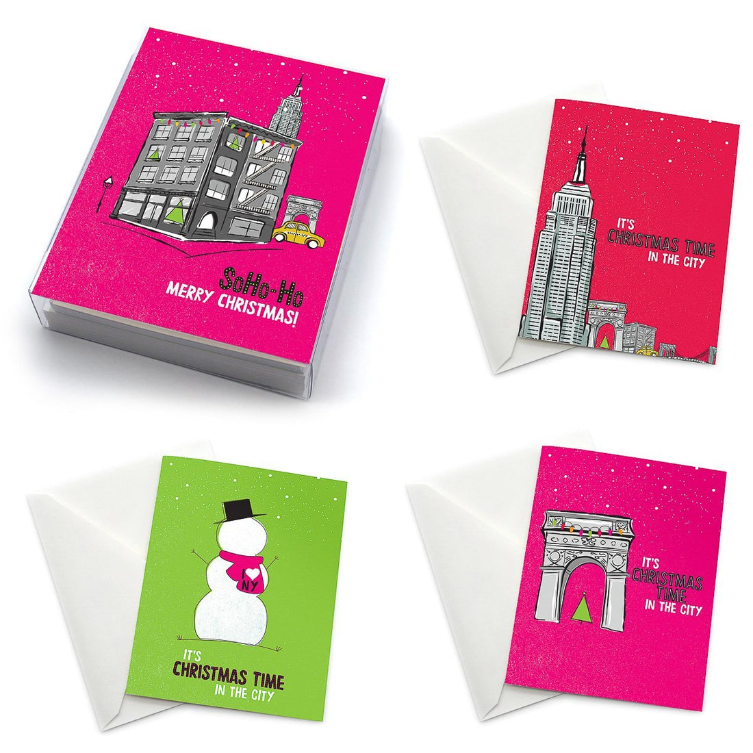 Greeting Card: New York City Christmas Set - Pack of 6