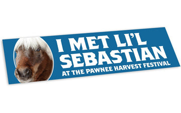 Bumper Sticker: I Met Li'l Sebastian - Pack of 6