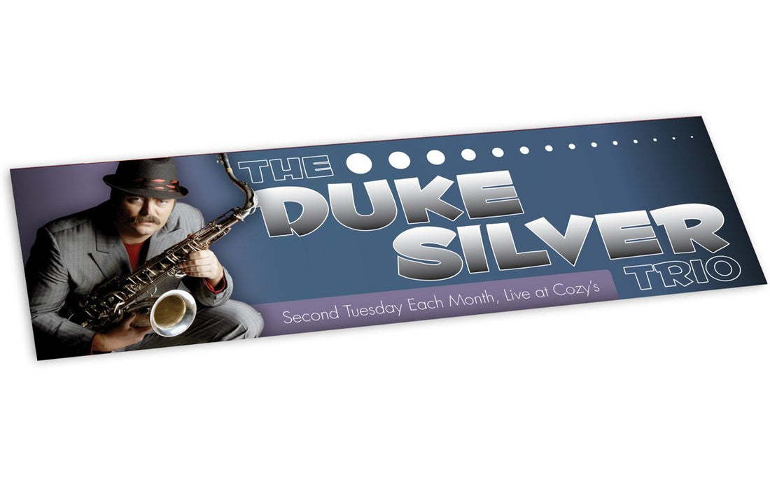 Bumper Sticker: The Duke Silver Trio - Pack of 6