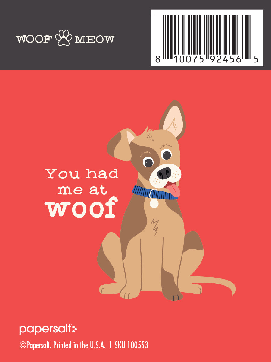 Sticker: Pets: You Had Me at Woof