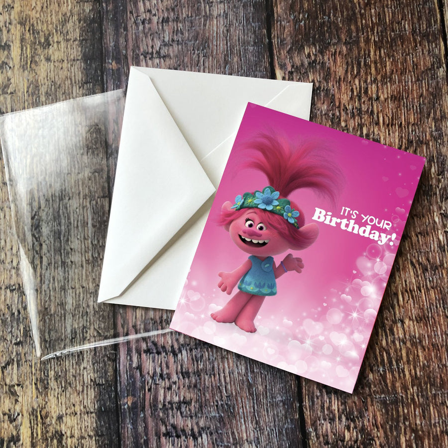 Greeting Card: Trolls, Queen Poppy It's Your Birthday! - Pack of 6