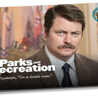 Book: Parks and Rec, Ron Swanson Quotes - Pack of 6