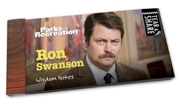 Lunch Notes: Parks and Rec, Ron Swanson Wisdom Notes - Box of 15