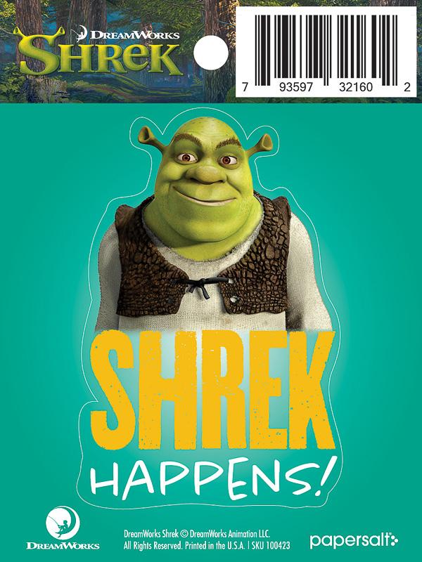 Sticker: Shrek, Shrek Happens - Pack of 6