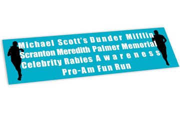 Bumper Sticker: Michael Scott’s Fun Run - Pack of 6