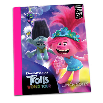 Jumbo Lunch Notes: Trolls - Pack of 6