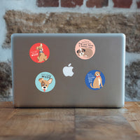 Sticker: Pets: Love is a Four-Legged Word (dog)