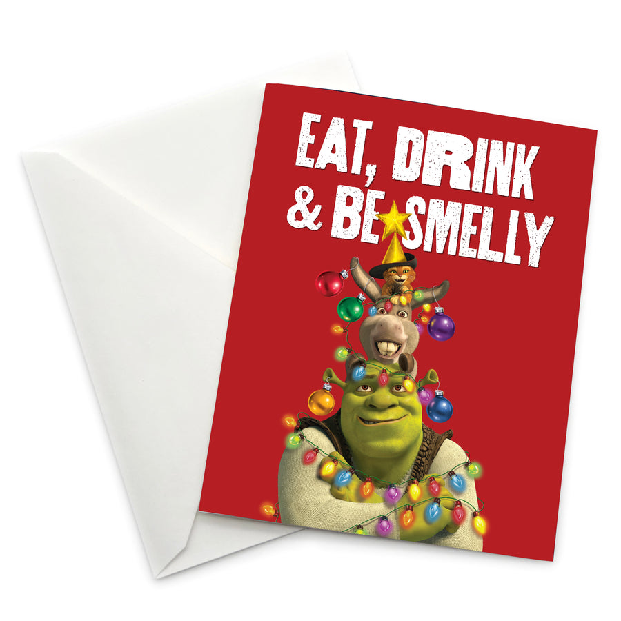 Greeting Card: Shrek, Eat, Drink & Be Smelly - Pack of 6