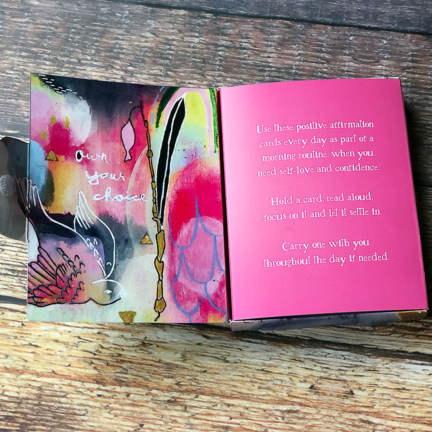 Affirmation Card Set: Empowered Her - Pack of 4