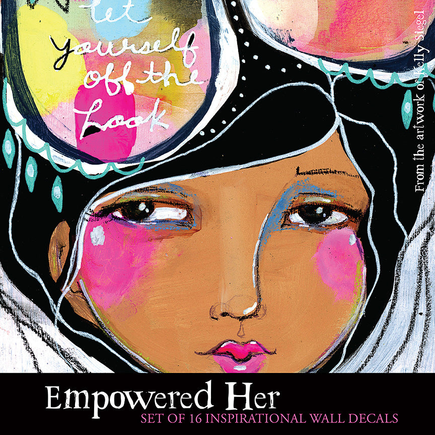 Wall Decal Set: Empowered Her - Pack of 4