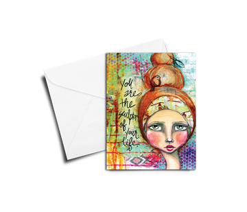 Greeting Card: Kelly Siegel You Are the Sculptor - Pack of 6