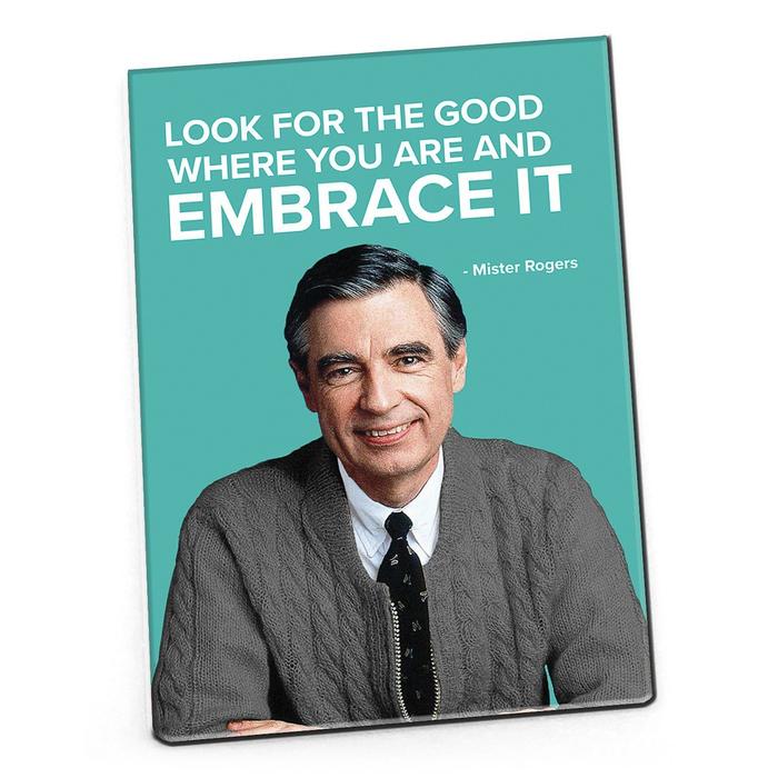 Magnet: Mister Rogers "Look for the Good Where You Are..." - Pack of 6