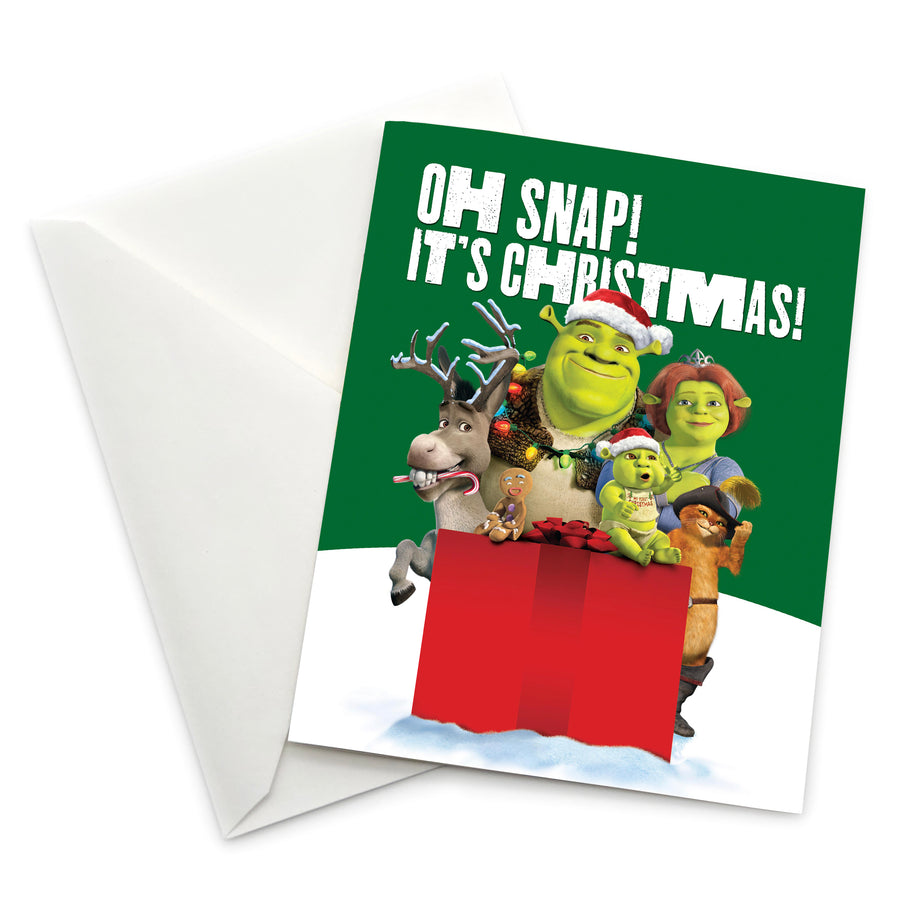 Greeting Card: Shrek, Oh Snap! It's Christmas! - Pack of 6