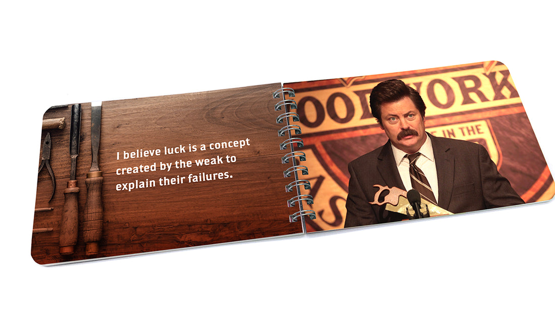 Book: Parks and Rec, Ron Swanson Quotes - Pack of 6