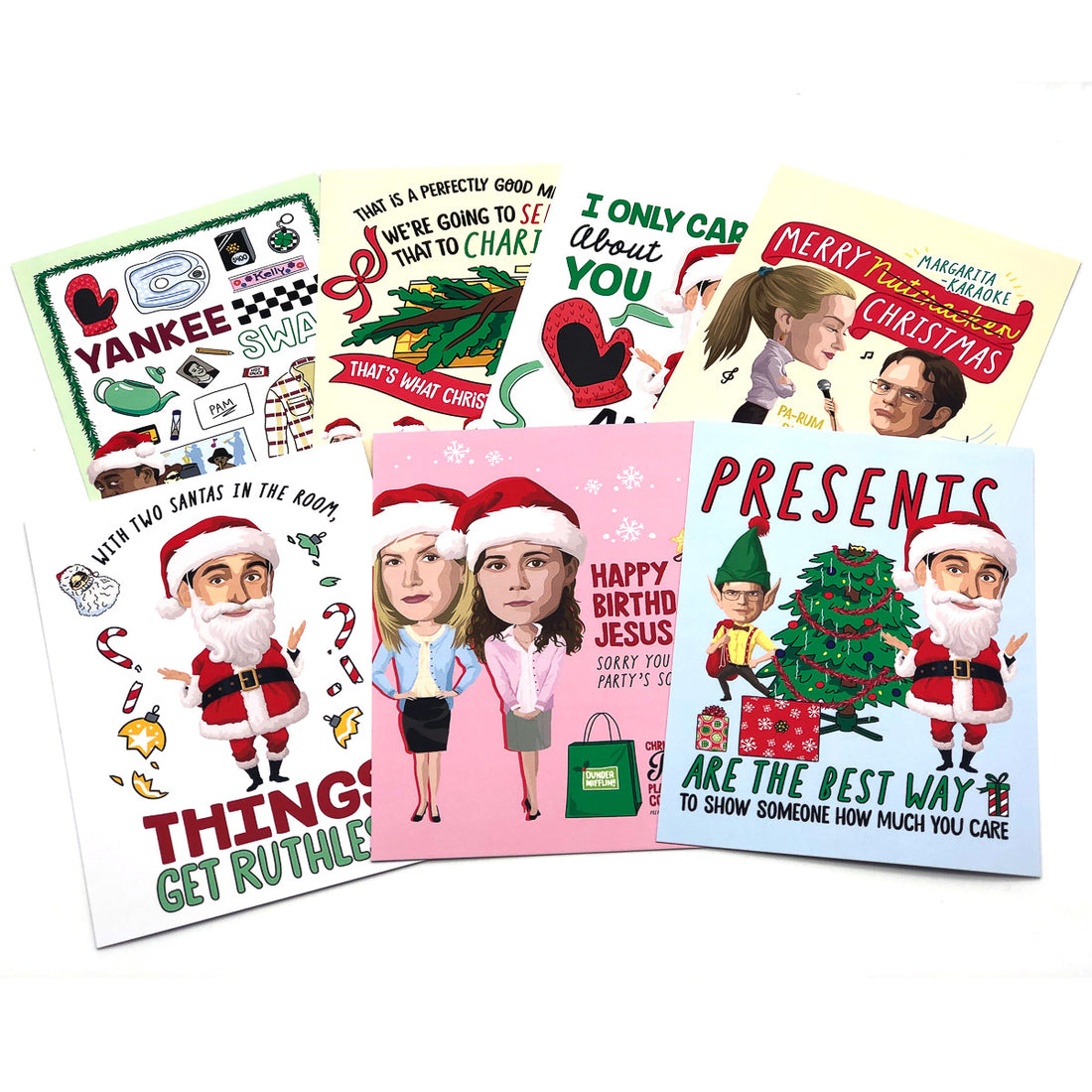 Greeting Card: The Office, Holiday Set of 21 Greeting Cards - Pack of 6
