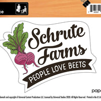 Sticker: The Office, Schrute Farms - Pack of 6