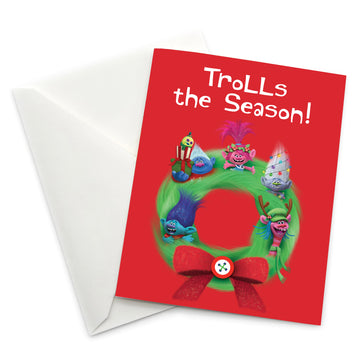 Greeting Card: Trolls, Trolls the Season! - Pack of 6