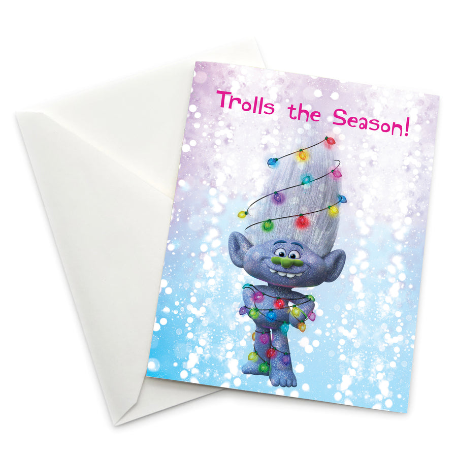 Greeting Card: Trolls, Guy Diamond Trolls the Season! - Pack of 6